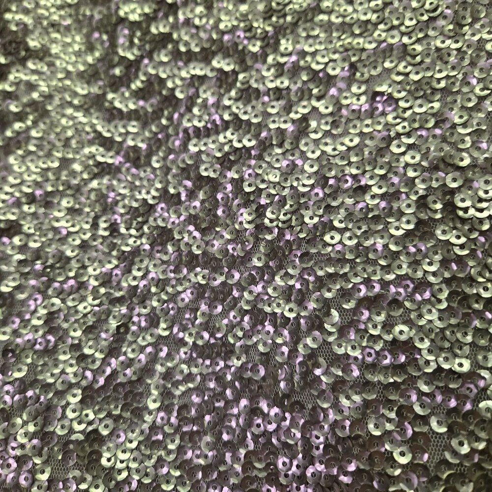 Vintage Y2K Silver Sequin Mini Skirt Party Festival Rave Stretch XS - Picture 3 of 9